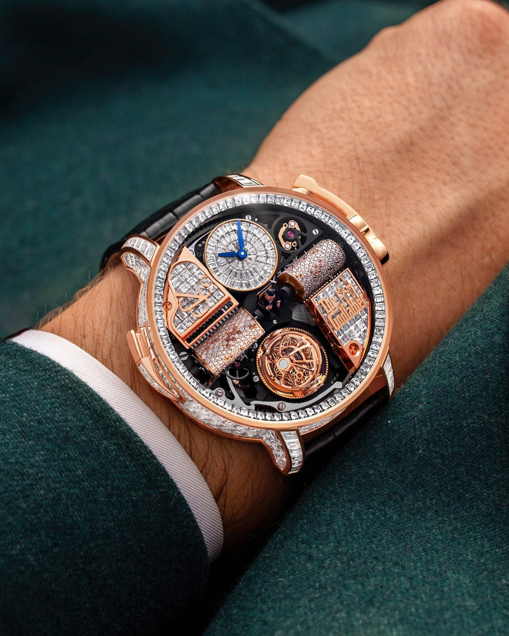 Limited Edition Jacob & Co. Opera Godfather Baguette watch (G00)