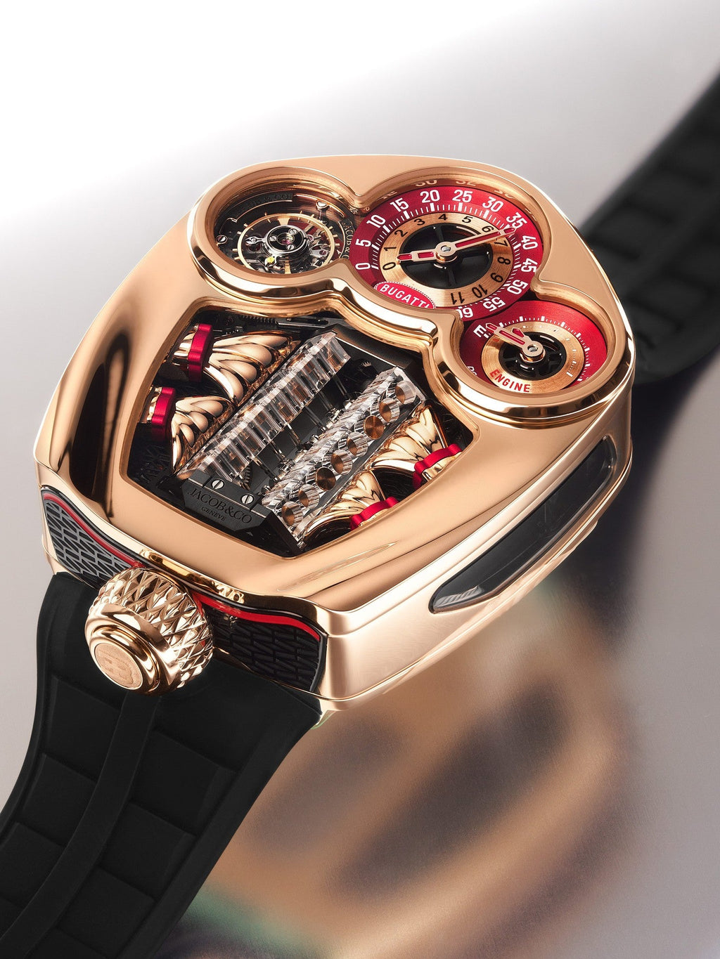 Limited Edition Jacob & Co. Bugatti Tourbillon watch (G00)