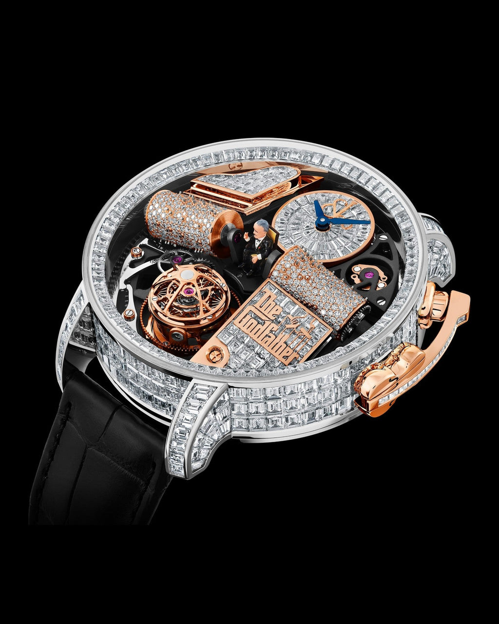 Limited Edition Jacob & Co. Opera Godfather Baguette watch (G00)