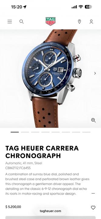 Tag Heue_r Carrera Caliber 17 watch
