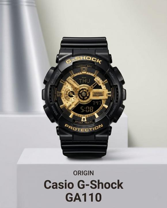 Casio G-Shock Ga110 Gold watch