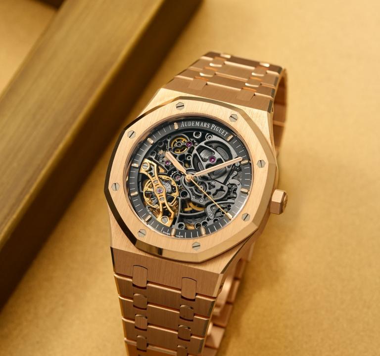 Audemars pigue_t Royal Oak Skeleton Automatic Copper Black watch