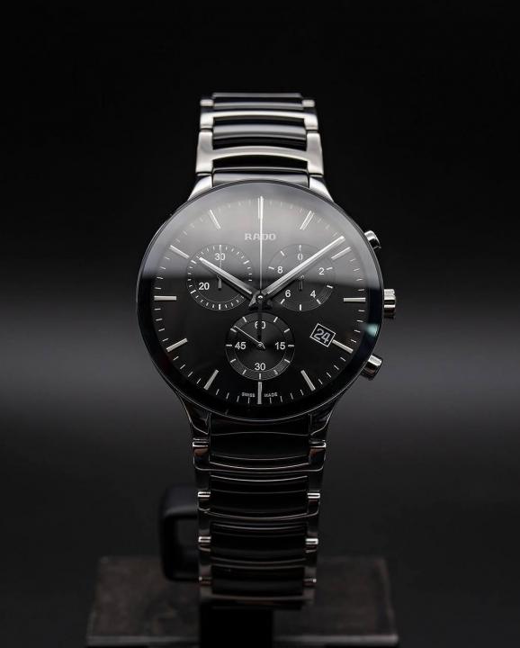 Rad_o centrix chronograph Black-silver