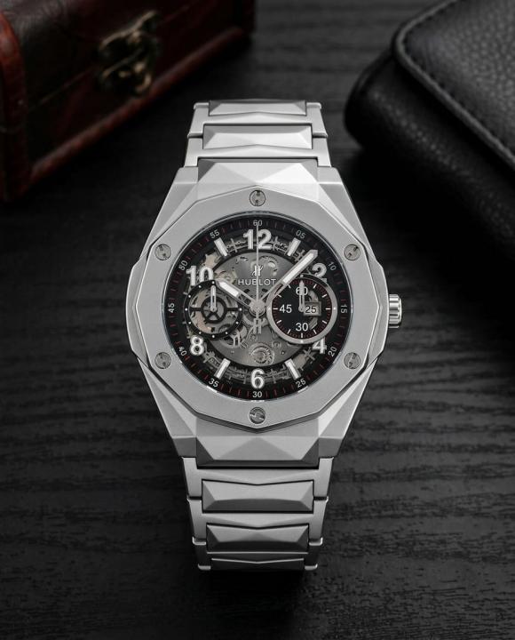 Hublo_t BigBang Tourbillion Silver-Black watch