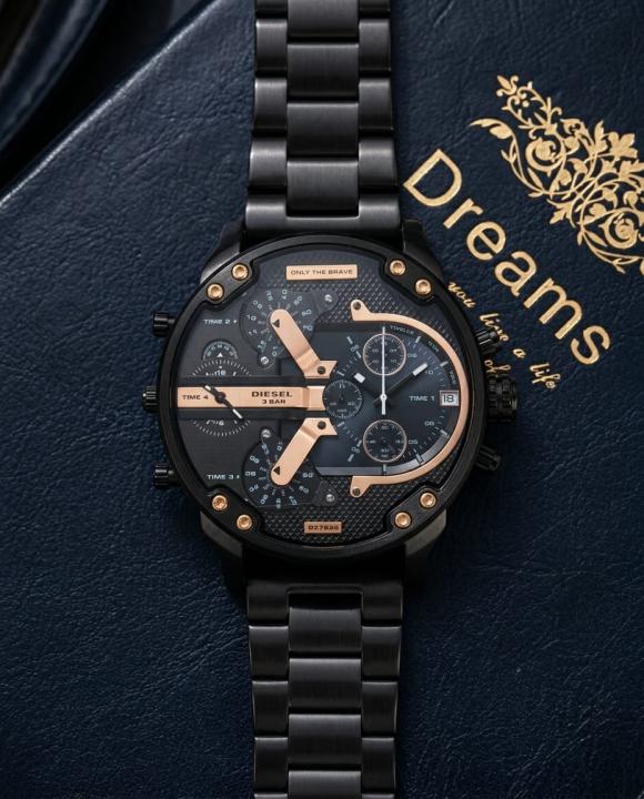 Diese_l 3 Bar Big Dady Heavy Quality Black-Copper watch